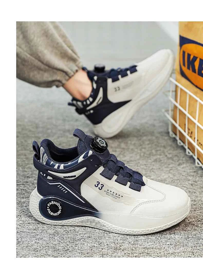 Men's Rotating Buckle Sneakers Non-Slip Outdoor Sports Shoes