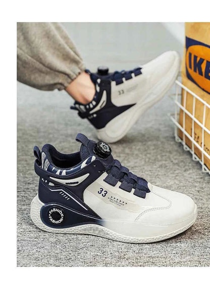 Men's Rotating Buckle Sneakers Non-Slip Outdoor Sports Shoes