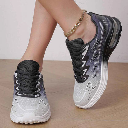 Women's Air Cushion Running Shoes Breathable Mesh Walking Sneakers