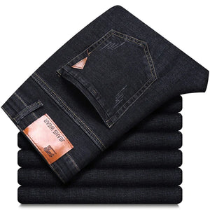 Men's Business Casual Jeans - Classic Slim Fit Denim - SlayGood