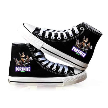 Fortnite High-Top Canvas Sneakers - Gaming Shoes