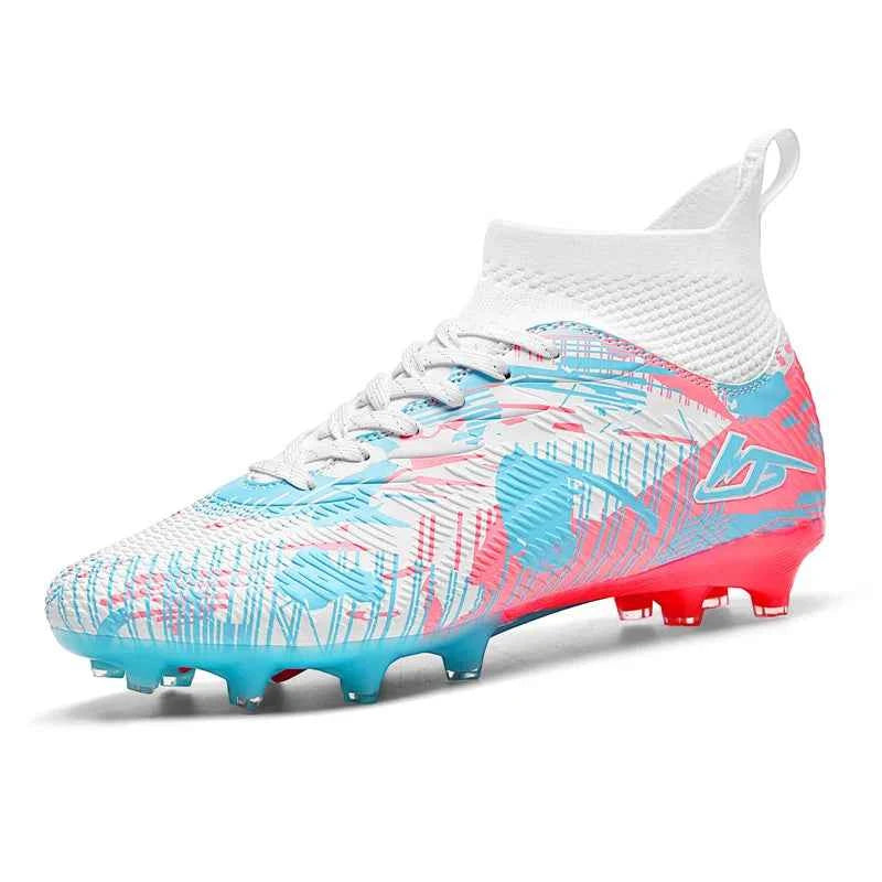 Men's Soccer Shoes TF/FG Football Boots Long Spikes Turf Cleats