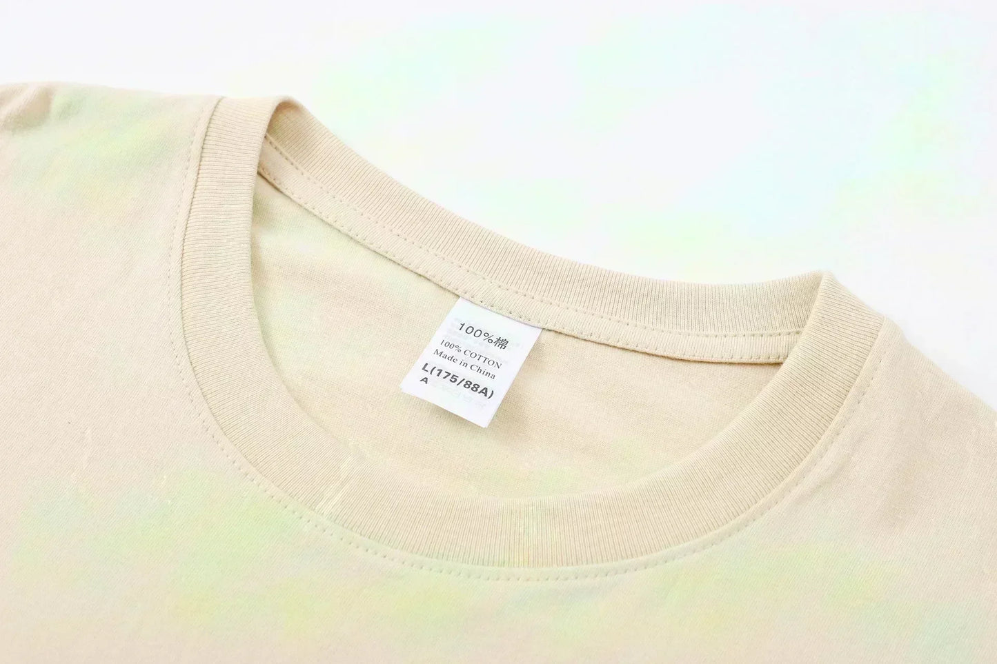 Men's Cotton Letter Print T-Shirt - Soft Casual Tee - SlayGood