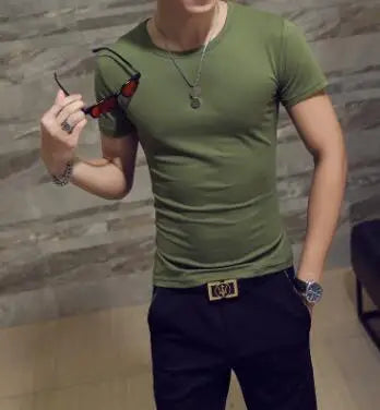 Men's V-Neck Fitness T-Shirt - Oversized Casual Tee - SlayGood