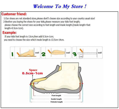 Kids Light Up Sneakers - Breathable Anti-Slip Sports Shoes