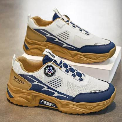 Men's Platform Running Sneakers - Breathable Sports Shoes