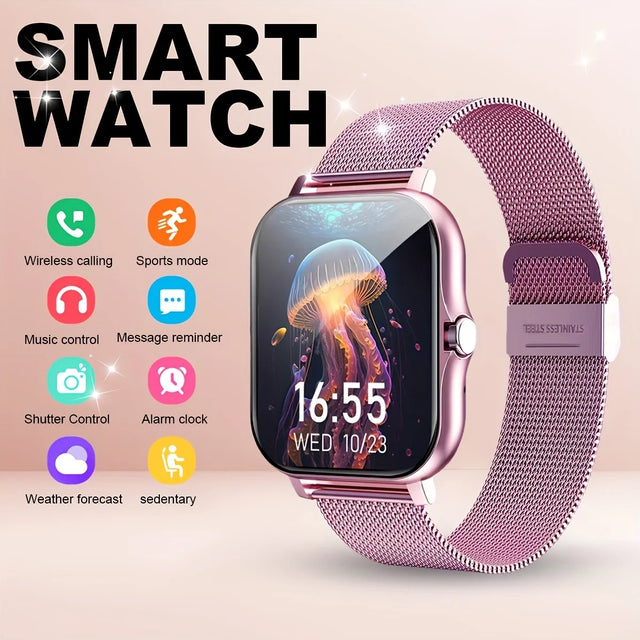 PENGAGAR 1.83" Smart Watch Bluetooth Call Sports Fitness Tracker