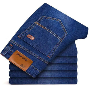 Men's Slim Fit Jeans - Stretch Business Casual Denim - SlayGood