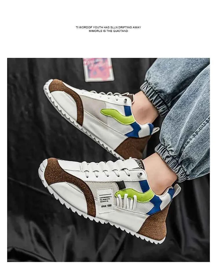 Men's Athletic Sneakers - Breathable Running & Basketball Shoes