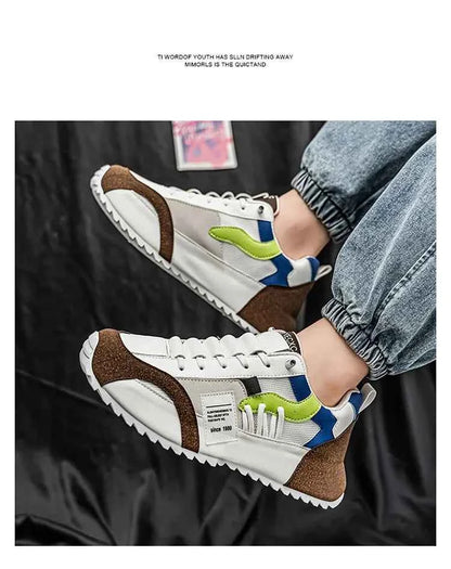 Men's Athletic Sneakers - Breathable Running & Basketball Shoes