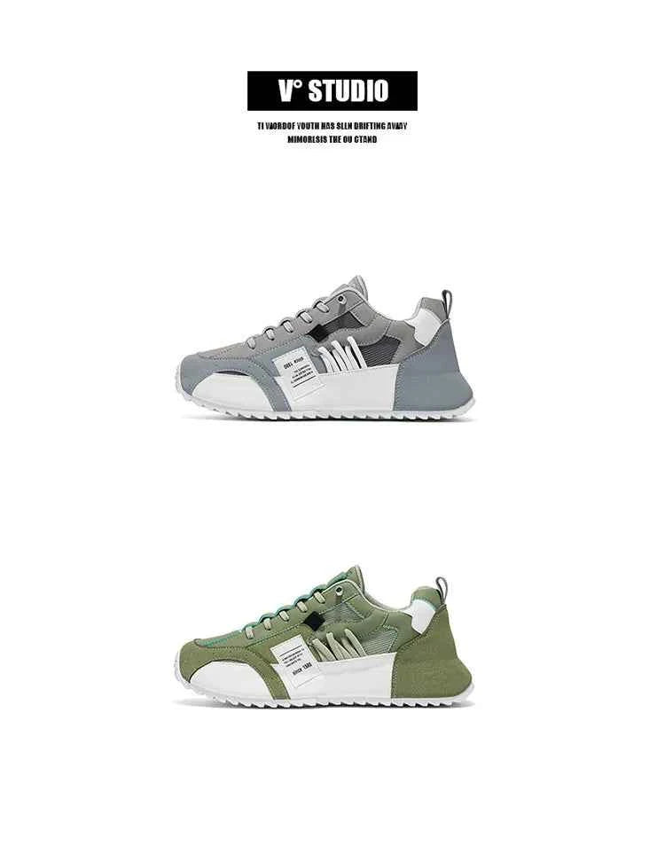 Men's Athletic Sneakers - Breathable Running & Basketball Shoes