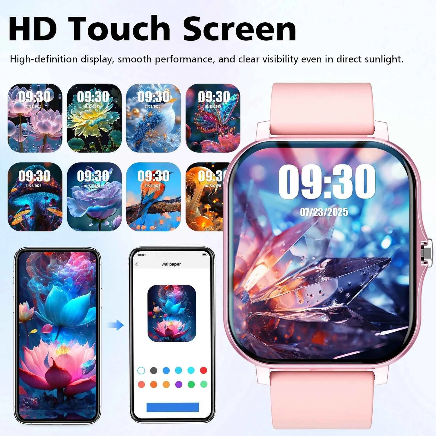 Smart Watch 1.83" Bluetooth Call Fitness