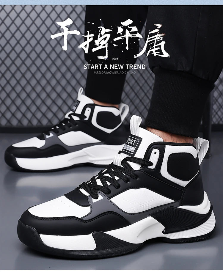 Men's Lightweight Walking Sneakers - Breathable Casual Shoes