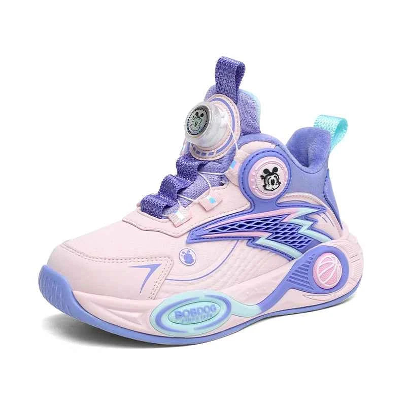 BOELOKTH Boys Basketball Shoes High-Top Anti-Slip Sports Sneakers