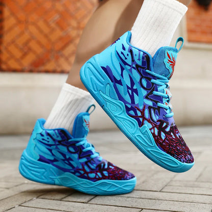 COZOK Men's Basketball Shoes Lightweight Shock Absorbing Court Sneakers