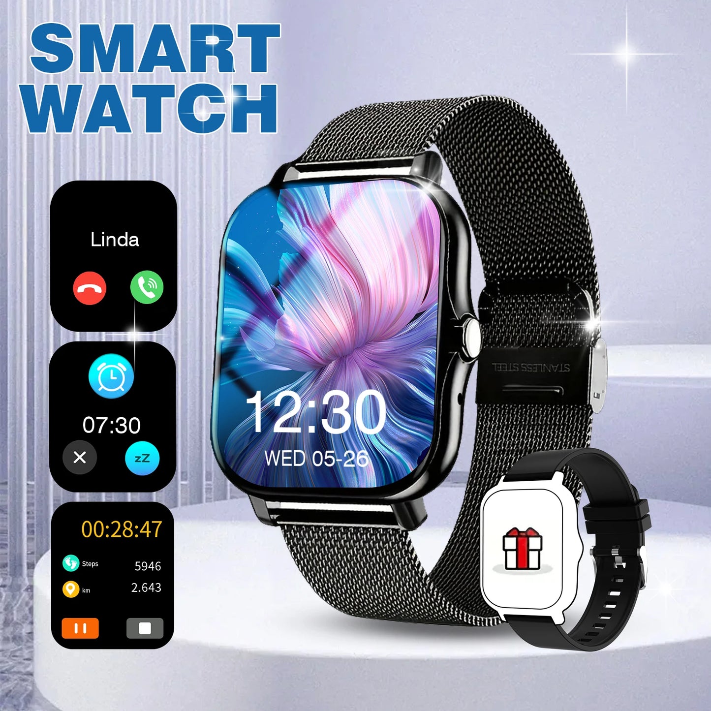 LOMAXFR Y13 Smart Watch 1.83" with Bluetooth Calling - SlayGood