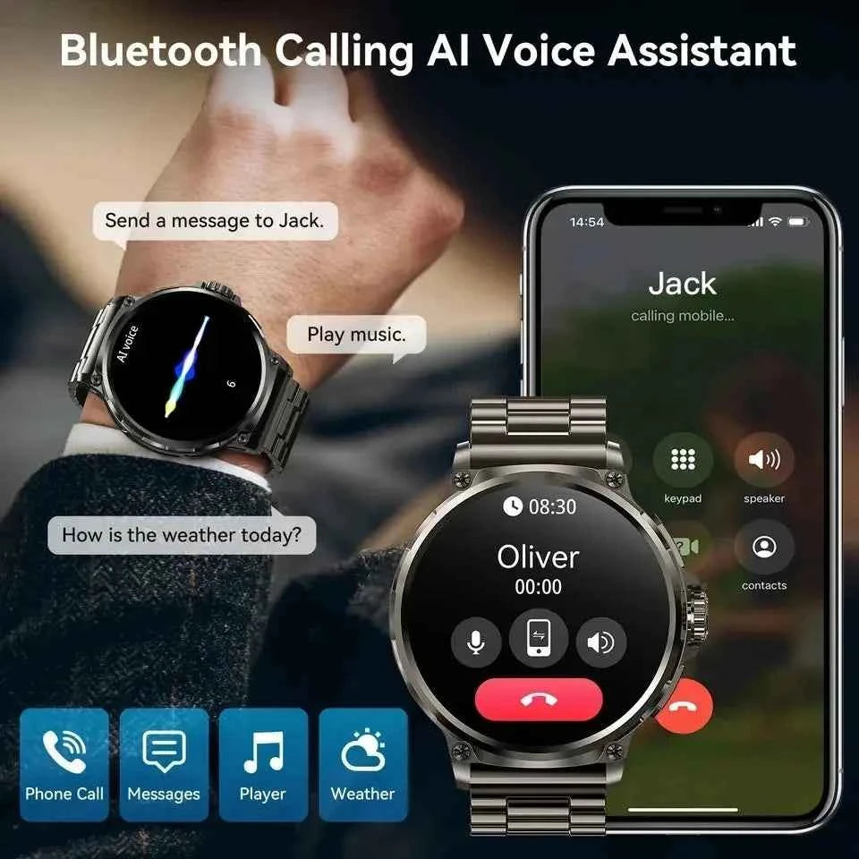 GPS Smart Watch AMOLED Bluetooth Call