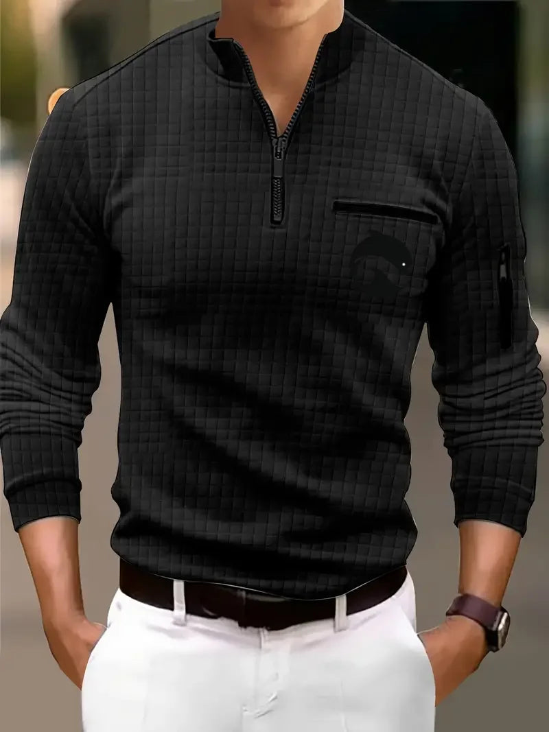 Men's V-Neck Print Shirt - Lightweight Short Sleeve Casual - SlayGood