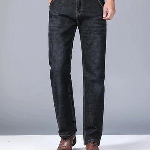 Men's Slim Fit Business Jeans - Stretch Casual Denim - SlayGood