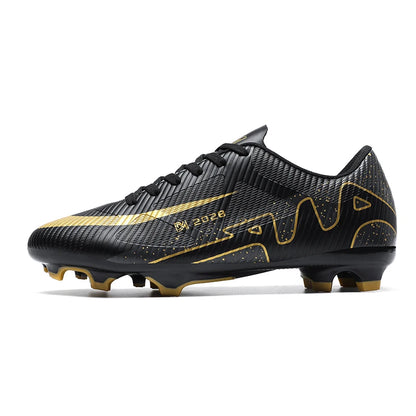 ANHUHU Men's Soccer Cleats Professional Football Boots Long Spikes