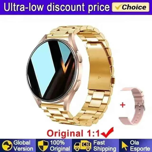Women's Smart Watch GPS Bluetooth Call Voice Assistant Health Monitor