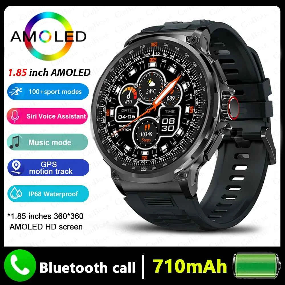 GPS Smart Watch AMOLED Bluetooth Call