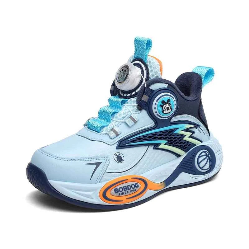 BOELOKTH Boys Basketball Shoes High-Top Anti-Slip Sports Sneakers