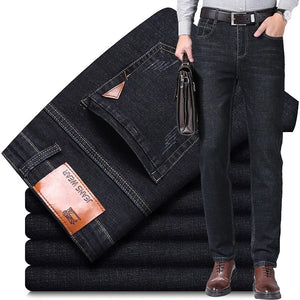 Men's Straight Leg Jeans - Soft Business Casual Denim - SlayGood