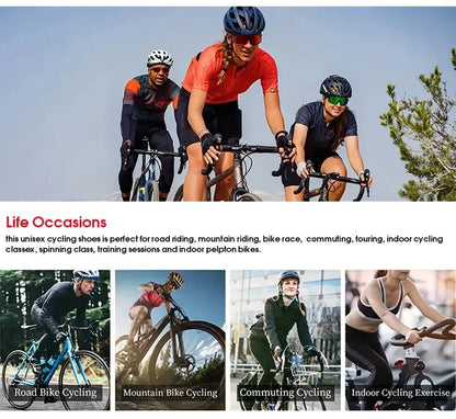 CC Chengta MTB Cycling Shoes Men's Mountain Bike SPD Pedal Sneakers