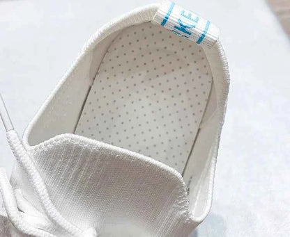 Okkdey Women's Casual Sneakers Comfortable Stretch Fabric Tennis Shoes