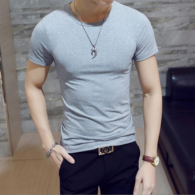 Men's V-Neck Fitness T-Shirt - Oversized Casual Tee - SlayGood