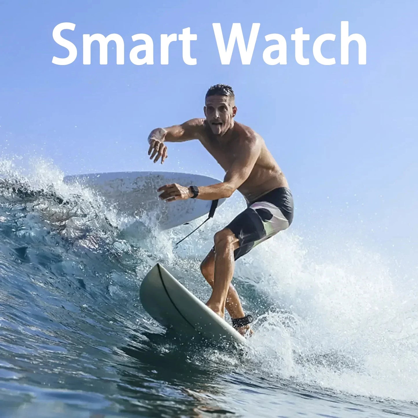 Smart Watch Bluetooth Call Blood Oxygen Monitor