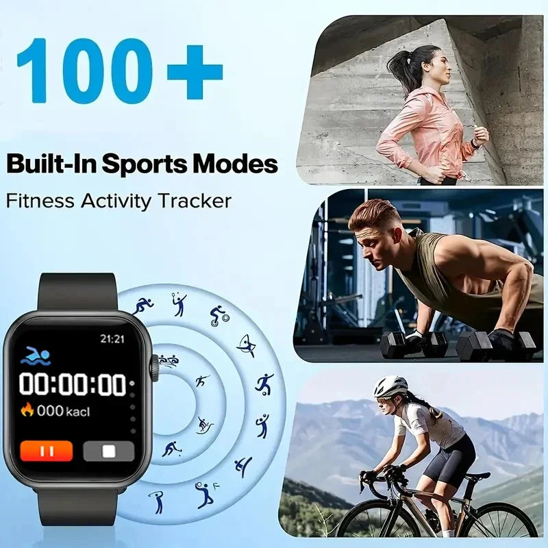 Smart Watch Bluetooth Call Blood Oxygen Monitor