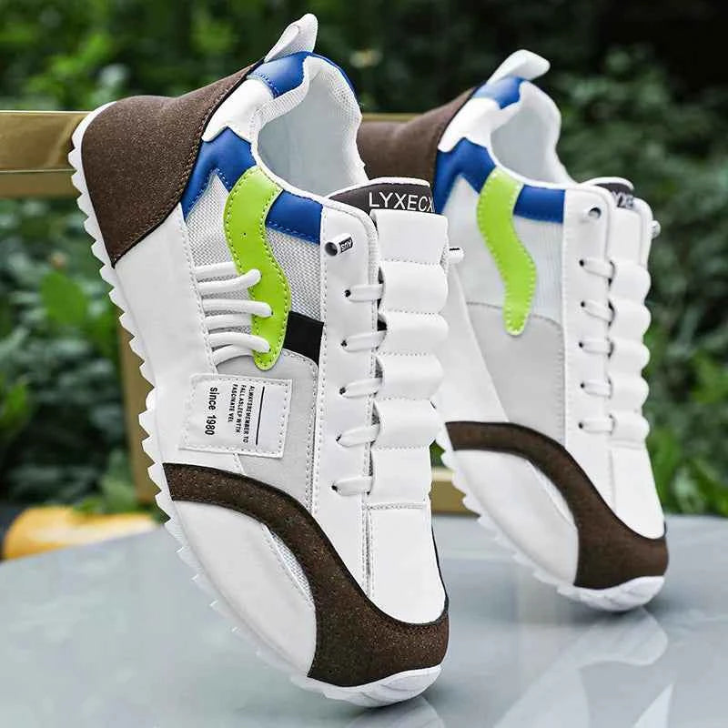 Men's Athletic Sneakers - Breathable Running & Basketball Shoes