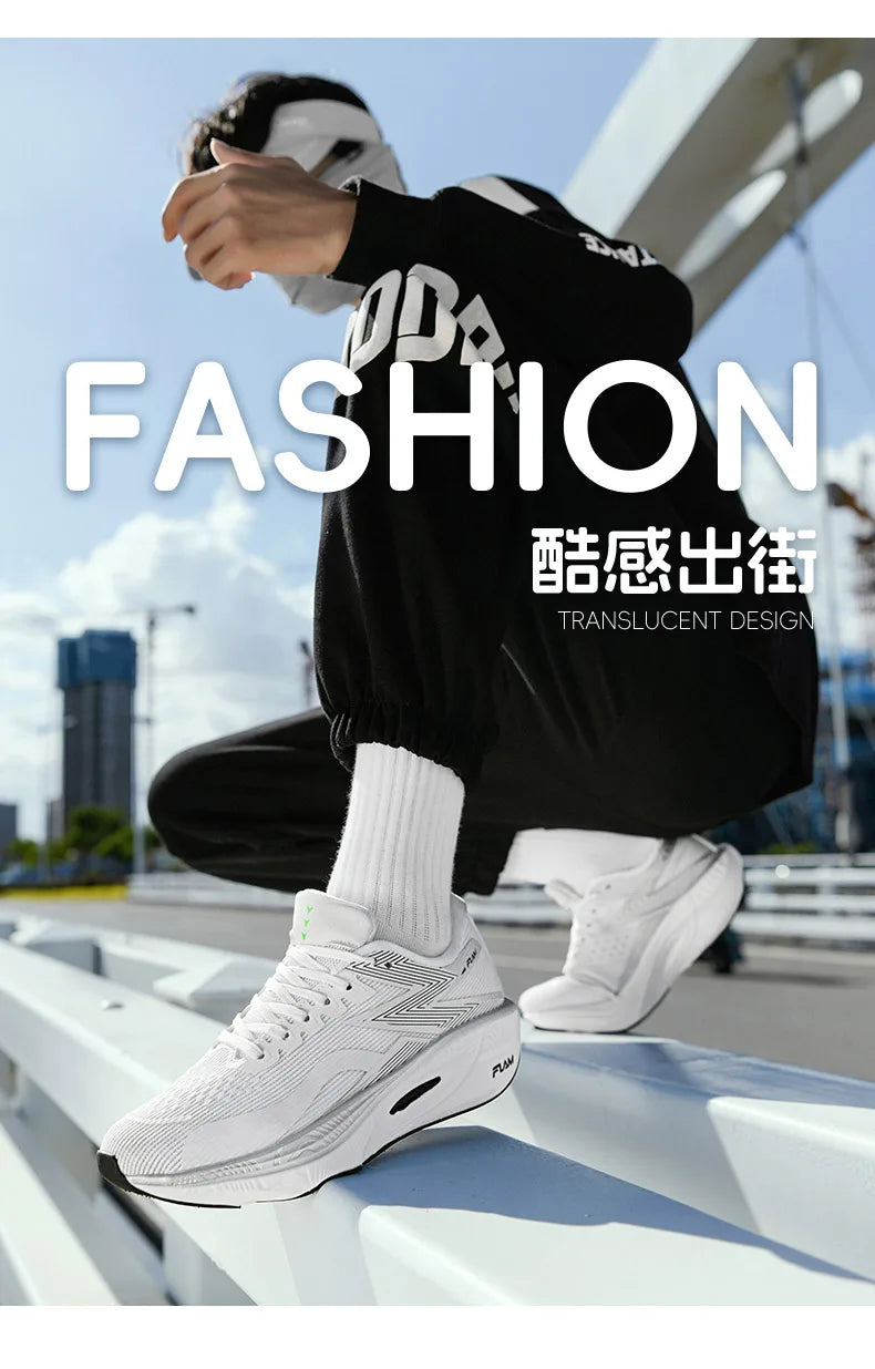 Men's Breathable Running Sneakers - Athletic Sports Shoes