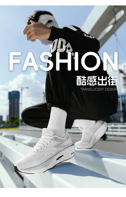 Men's Breathable Running Sneakers - Athletic Sports Shoes