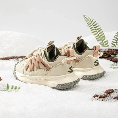 Kids Winter Sneakers - Warm Plush Lined Sports Shoes