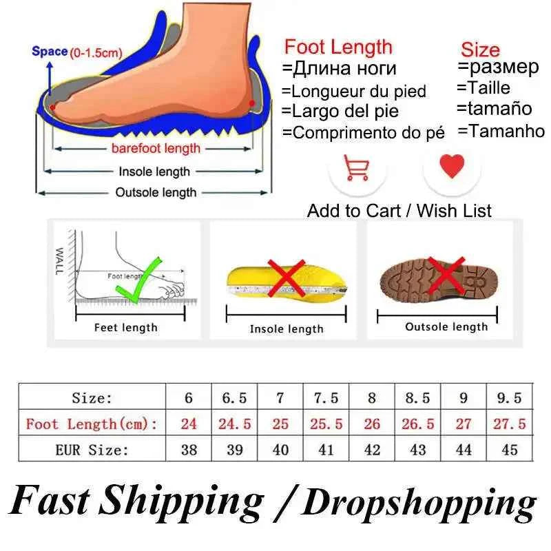 Men's Casual Sneakers - Breathable Lightweight Shoes
