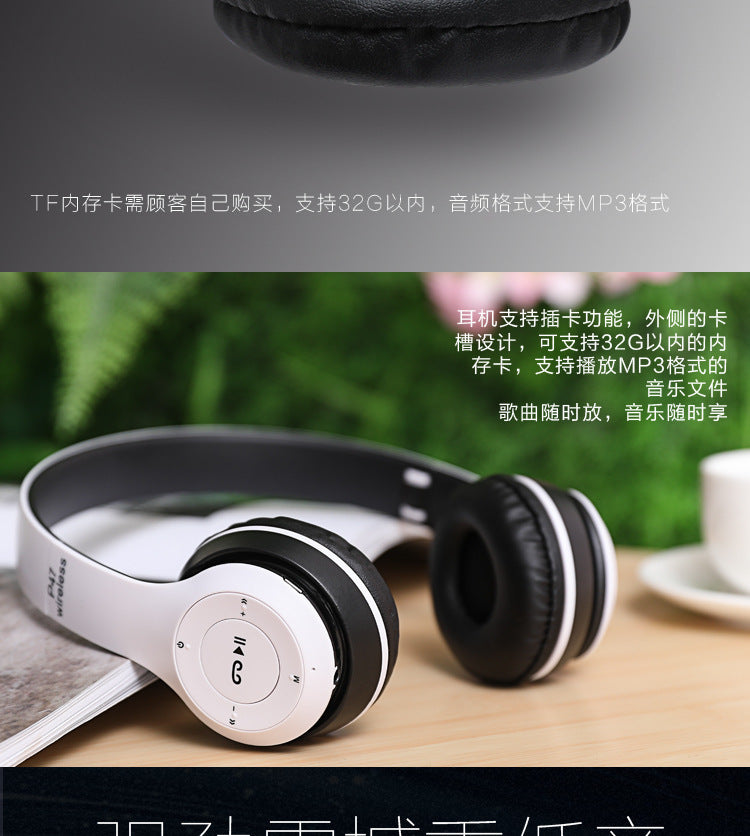 P47 Bluetooth Headphones - Wireless Foldable Headset - SlayGood