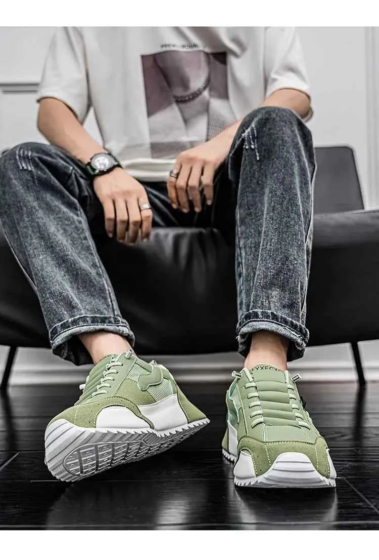 Men's Athletic Sneakers - Breathable Running & Basketball Shoes