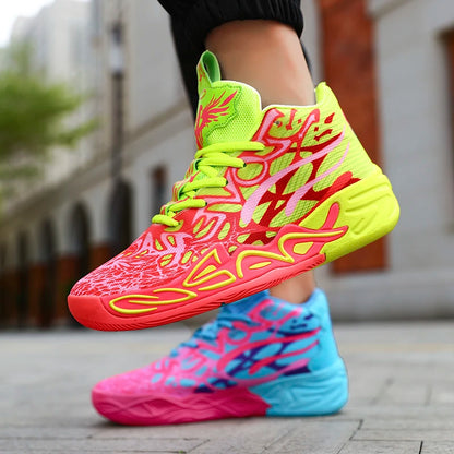 COZOK Men's Basketball Shoes Lightweight Shock Absorbing Court Sneakers