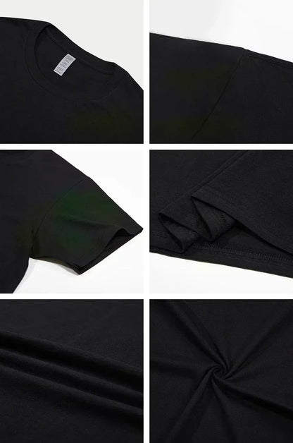 Men's Cotton Letter Print T-Shirt - Soft Casual Tee - SlayGood