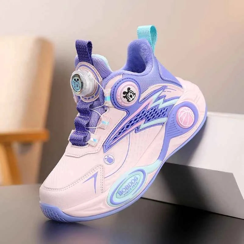 BOELOKTH Boys Basketball Shoes High-Top Anti-Slip Sports Sneakers