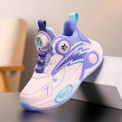 BOELOKTH Boys Basketball Shoes High-Top Anti-Slip Sports Sneakers