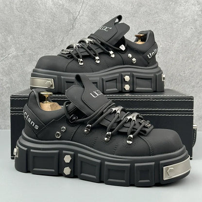 Men's Platform Sneakers - Thick Sole Casual Shoes