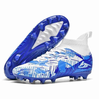 Men's Soccer Shoes TF/FG Football Boots Long Spikes Turf Cleats
