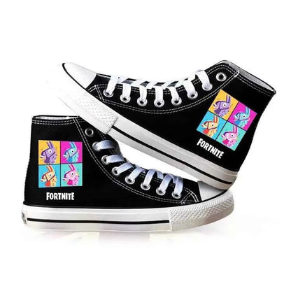Fortnite High-Top Canvas Sneakers - Gaming Shoes
