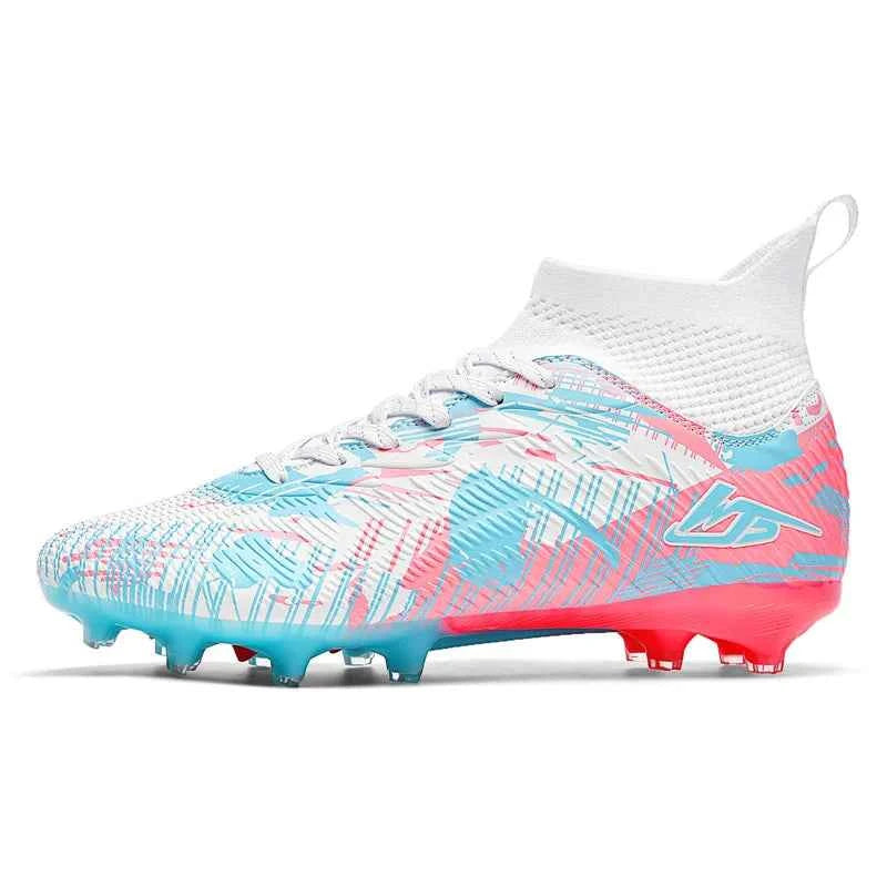 Men's Soccer Shoes TF/FG Football Boots Long Spikes Turf Cleats