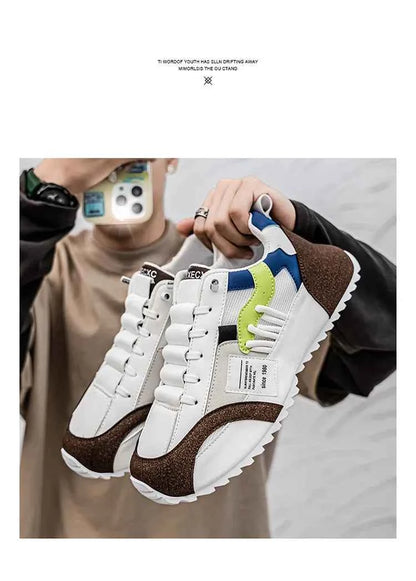 Men's Athletic Sneakers - Breathable Running & Basketball Shoes