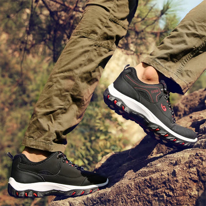 Men's Lightweight Microfiber Sneakers - Casual Walking Shoes